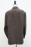 画像8:  AURALEE　 LAMA SHETLAND WOOL TWEED OVER JACKET 　 col. BROWN TWEED (8)