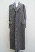 画像1:  AURALEE　<br />LAMA SHETLAND WOOL TWEED CHESTERFIELD COAT 　<br />col. KHAKI TWEED (1)