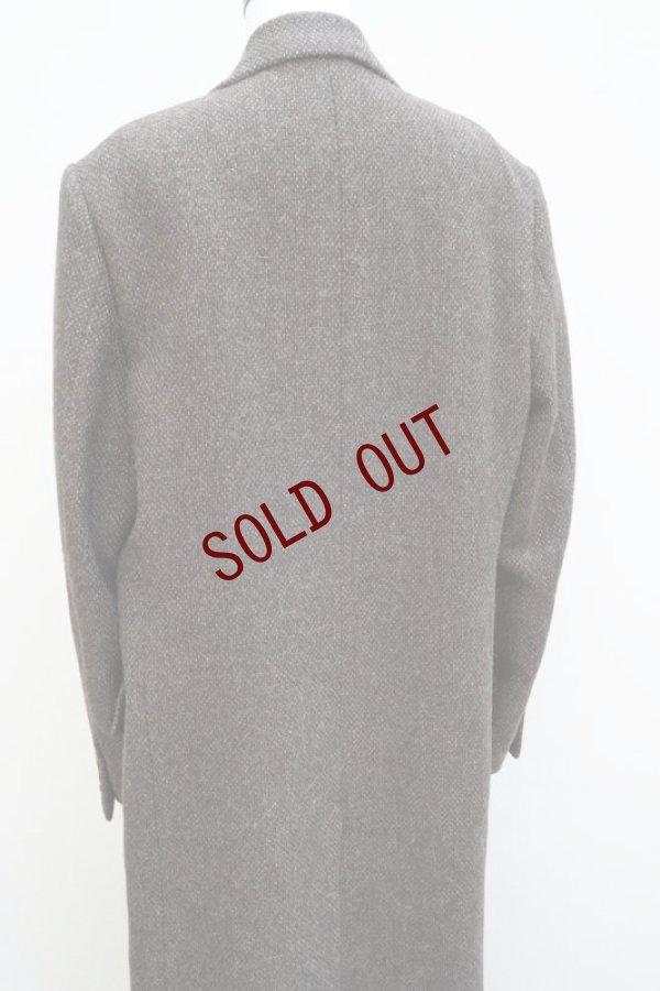 画像8:  AURALEE　 LAMA SHETLAND WOOL TWEED CHESTERFIELD COAT 　 col. BROWN TWEED