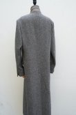 画像11:  AURALEE　 LAMA SHETLAND WOOL TWEED CHESTERFIELD COAT 　 col. KHAKI TWEED (11)