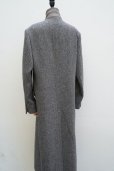 画像11:  AURALEE　 LAMA SHETLAND WOOL TWEED CHESTERFIELD COAT 　 col. KHAKI TWEED