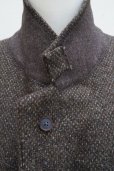 画像10:  AURALEE　 LAMA SHETLAND WOOL TWEED CHESTERFIELD COAT 　 col. BROWN TWEED