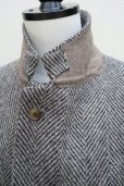 画像9:  AURALEE　 LAMA SHETLAND WOOL TWEED OVER JACKET 　 col. KHAKI TWEED