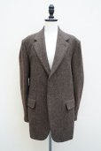 画像1:  AURALEE　<br />LAMA SHETLAND WOOL TWEED OVER JACKET 　<br />col. BROWN TWEED (1)