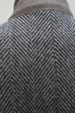 画像12:  AURALEE　 LAMA SHETLAND WOOL TWEED CHESTERFIELD COAT 　 col. KHAKI TWEED (12)