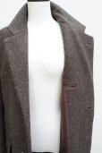 画像11:  AURALEE　 LAMA SHETLAND WOOL TWEED CHESTERFIELD COAT 　 col. BROWN TWEED