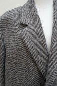 画像3:  AURALEE　 LAMA SHETLAND WOOL TWEED CHESTERFIELD COAT 　 col. KHAKI TWEED