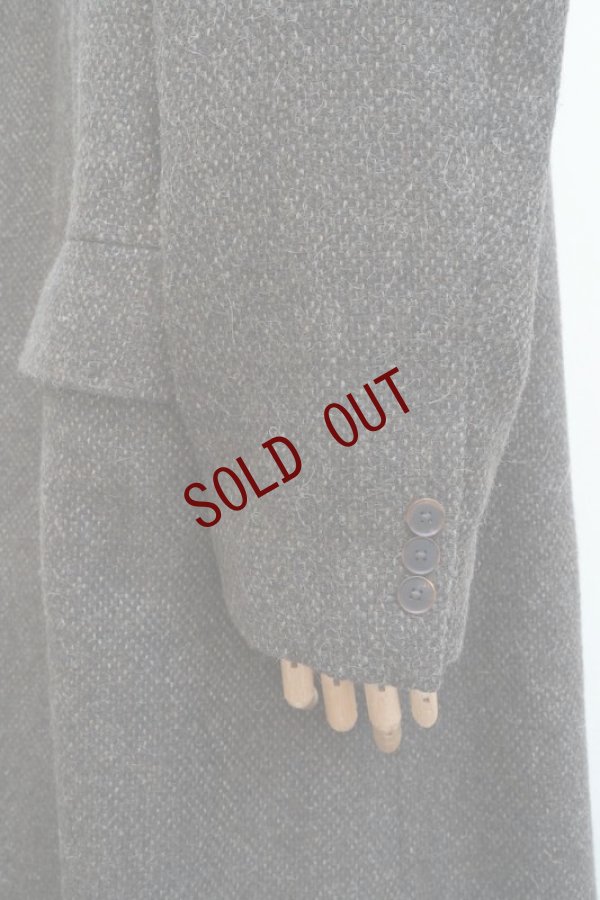 画像7:  AURALEE　 LAMA SHETLAND WOOL TWEED CHESTERFIELD COAT 　 col. BROWN TWEED