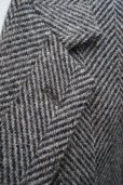 画像3:  AURALEE　 LAMA SHETLAND WOOL TWEED OVER JACKET 　 col. KHAKI TWEED