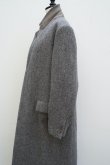 画像7:  AURALEE　 LAMA SHETLAND WOOL TWEED CHESTERFIELD COAT 　 col. KHAKI TWEED (7)