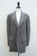  AURALEE　 LAMA SHETLAND WOOL TWEED OVER JACKET 　 col. KHAKI TWEED