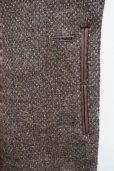 画像6:  AURALEE　 LAMA SHETLAND WOOL TWEED OVER JACKET 　 col. BROWN TWEED