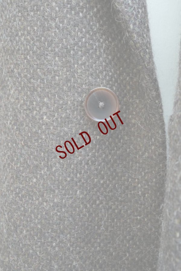 画像6:  AURALEE　 LAMA SHETLAND WOOL TWEED CHESTERFIELD COAT 　 col. BROWN TWEED