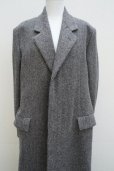 画像2:  AURALEE　<br />LAMA SHETLAND WOOL TWEED CHESTERFIELD COAT 　<br />col. KHAKI TWEED (2)