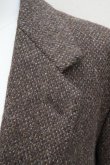 画像3:  AURALEE　 LAMA SHETLAND WOOL TWEED OVER JACKET 　 col. BROWN TWEED (3)