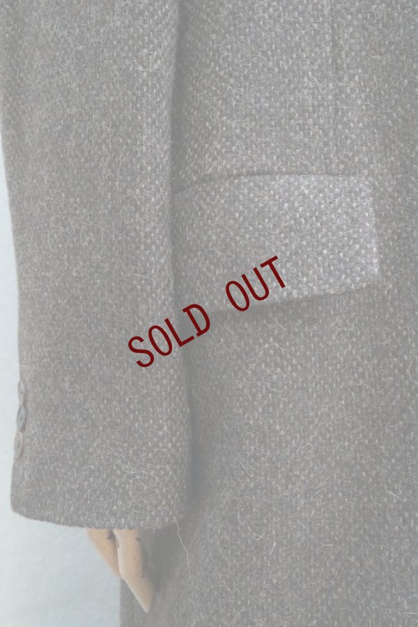 画像5:  AURALEE　 LAMA SHETLAND WOOL TWEED CHESTERFIELD COAT 　 col. BROWN TWEED