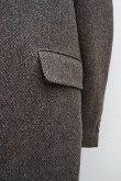 画像4:  AURALEE　 LAMA SHETLAND WOOL TWEED OVER JACKET 　 col. BROWN TWEED (4)