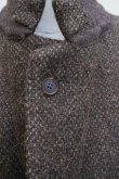 画像10:  AURALEE　 LAMA SHETLAND WOOL TWEED OVER JACKET 　 col. BROWN TWEED (10)