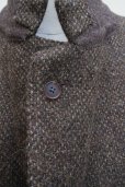 画像10:  AURALEE　 LAMA SHETLAND WOOL TWEED OVER JACKET 　 col. BROWN TWEED