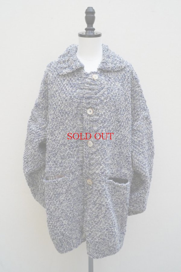 画像2: Isabella Stefanelli   Jack Flight Jkt Isaran - Water　 Irish wool-hand knitted