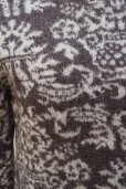 画像4: Cristaseya　 14WM-WO-MO　 FELTED JACQUARD TURTLE NECK SWATER　 col.MOCHA/CREAM