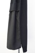 画像9: Cristaseya　 11WM-WV-BK　 PATCHED LONG SKIRT　 col.BLACK