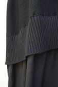 画像5: Cristaseya　 11WM-WV-BK　 PATCHED LONG SKIRT　 col.BLACK