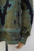 画像5: Cristaseya　 08WM-CM-GR　 CASHMERE OVERSIZED CARPET SWATER　 col.GREEN