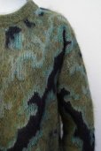 画像4: Cristaseya　 08WM-CM-GR　 CASHMERE OVERSIZED CARPET SWATER　 col.GREEN