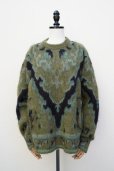 画像2: Cristaseya　<br />08WM-CM-GR　<br />CASHMERE OVERSIZED CARPET SWATER　<br />col.GREEN (2)