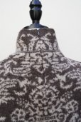 画像5: Cristaseya　 14WM-WO-MO　 FELTED JACQUARD TURTLE NECK SWATER　 col.MOCHA/CREAM