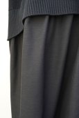 画像6: Cristaseya　 11WM-WV-BK　 PATCHED LONG SKIRT　 col.BLACK