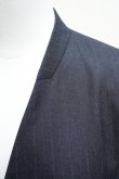 画像3:  AURALEE　 WOOL FULLING FLANNEL STRIPE JACKET 　 col. TOP DARK NAVY (3)