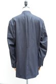 画像9:  AURALEE　 WOOL FULLING FLANNEL STRIPE JACKET 　 col. TOP DARK NAVY (9)