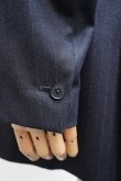 画像8:  AURALEE　 WOOL FULLING FLANNEL STRIPE JACKET 　 col. TOP DARK NAVY (8)