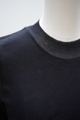 画像2:  AURALEE　<br />SUPER HIGH GAUGE SHEER RIB L/S TEE 　<br />col. BLACK (2)