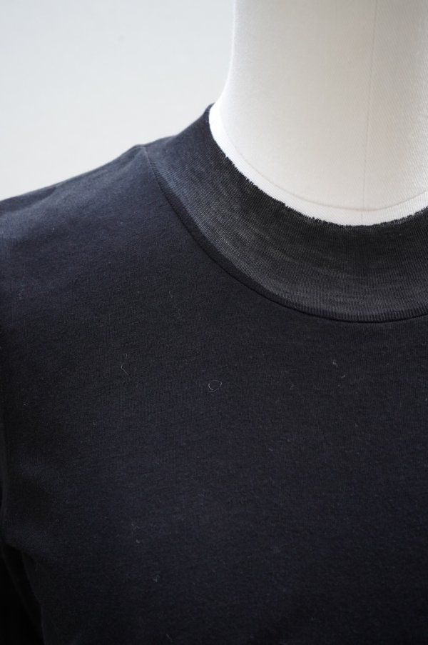 画像2:  AURALEE　 SUPER HIGH GAUGE SHEER RIB L/S TEE 　 col. BLACK