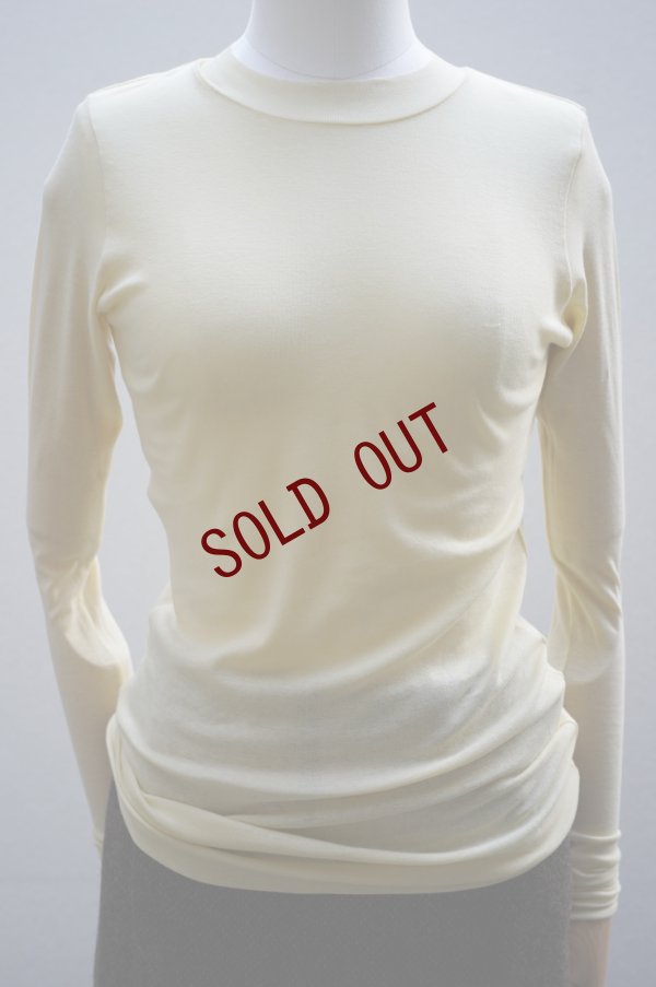 画像1:  AURALEE　  HIGH GAUGE SHEER RIB L/S TEE 　 col. YELLOW