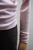 画像3:  AURALEE　<br /> HIGH GAUGE SHEER RIB TURTLE NECK L/S TEE 　<br />col. PINK (3)