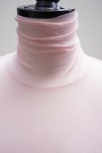 画像2:  AURALEE　<br /> HIGH GAUGE SHEER RIB TURTLE NECK L/S TEE 　<br />col. PINK (2)