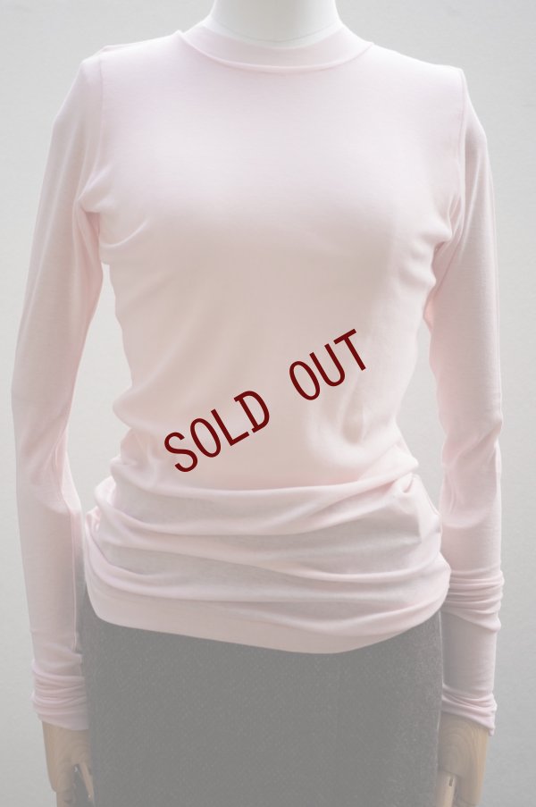 画像1:  AURALEE　  HIGH GAUGE SHEER RIB L/S TEE 　 col. PINK
