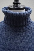 画像2: eleven 2nd  <br />Yak Turtle Neck Jumper <br />col.Denim (2)