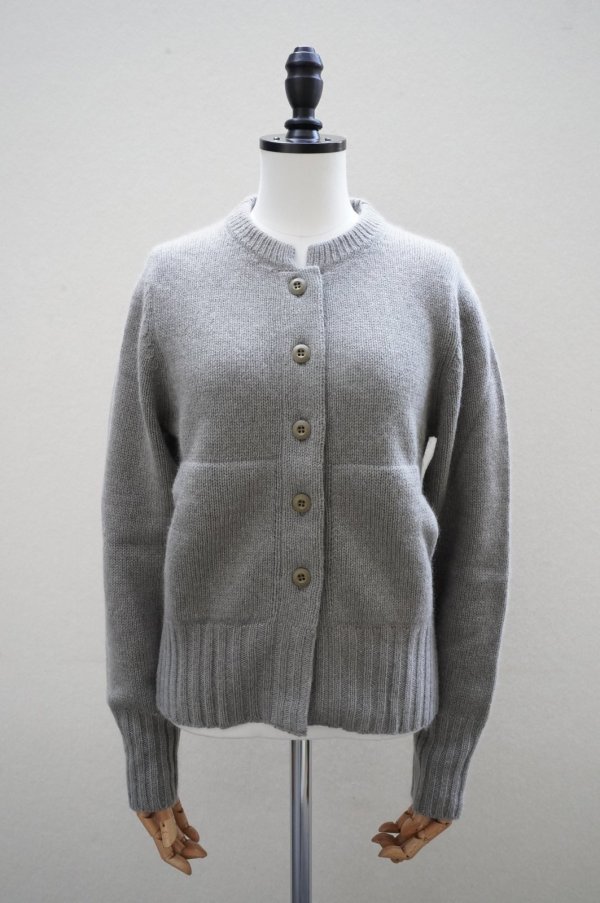 画像1: eleven 2nd　 Cardigan with Muff PKT　 col.Mole Grey