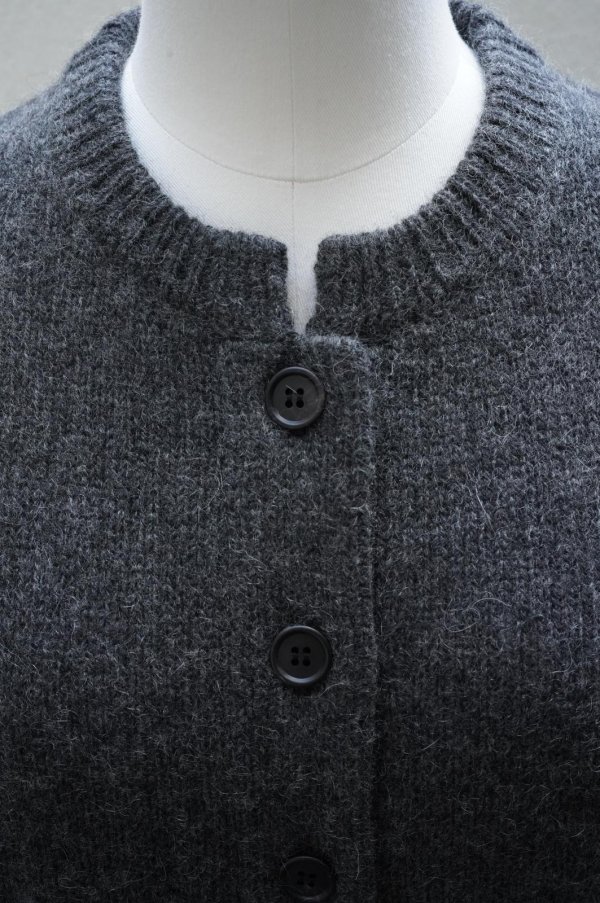 画像2: eleven 2nd　 Cardigan with Muff PKT　 col.Charcoal