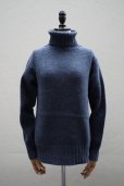 画像1: eleven 2nd  <br />Yak Turtle Neck Jumper <br />col.Denim (1)