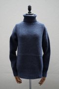 eleven 2nd   Yak Turtle Neck Jumper  col.Denim