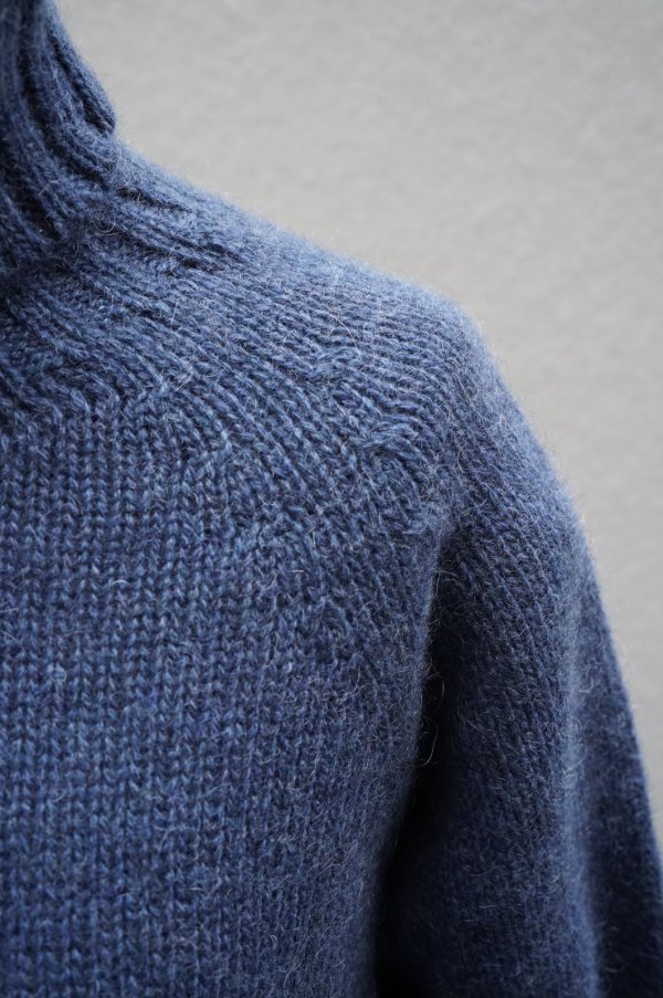 画像3: eleven 2nd   Yak Turtle Neck Jumper  col.Denim