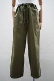 画像1: eleven 2nd　 Wide Pants　 Cotton Wool　 col. Olive (1)