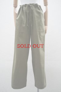 eleven 2nd　 Wide Pants　 Cotton Wool　 col. Olive