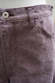 画像2:  AURALEE　<br />WASHED ORGANIC CANVAS PANTS　<br />col.PURPLE (2)